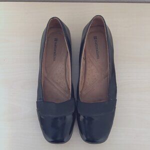Naturalizer Black Women's Dressy Slip On Flats 8 EC